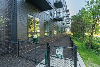 Dog run and pet wash station